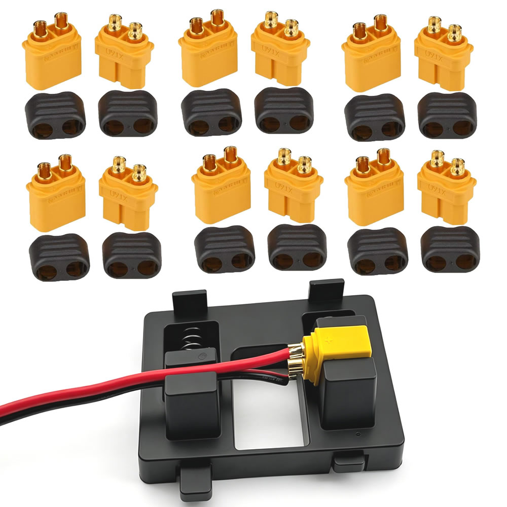 XT60 Connector Plug with Sheat - đánh giá và giá Drone Battery Adapter